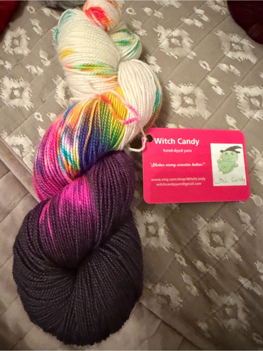 Witchcandy high end yarn-Dyed Women’s Bath & Body Yarn - Multicolor